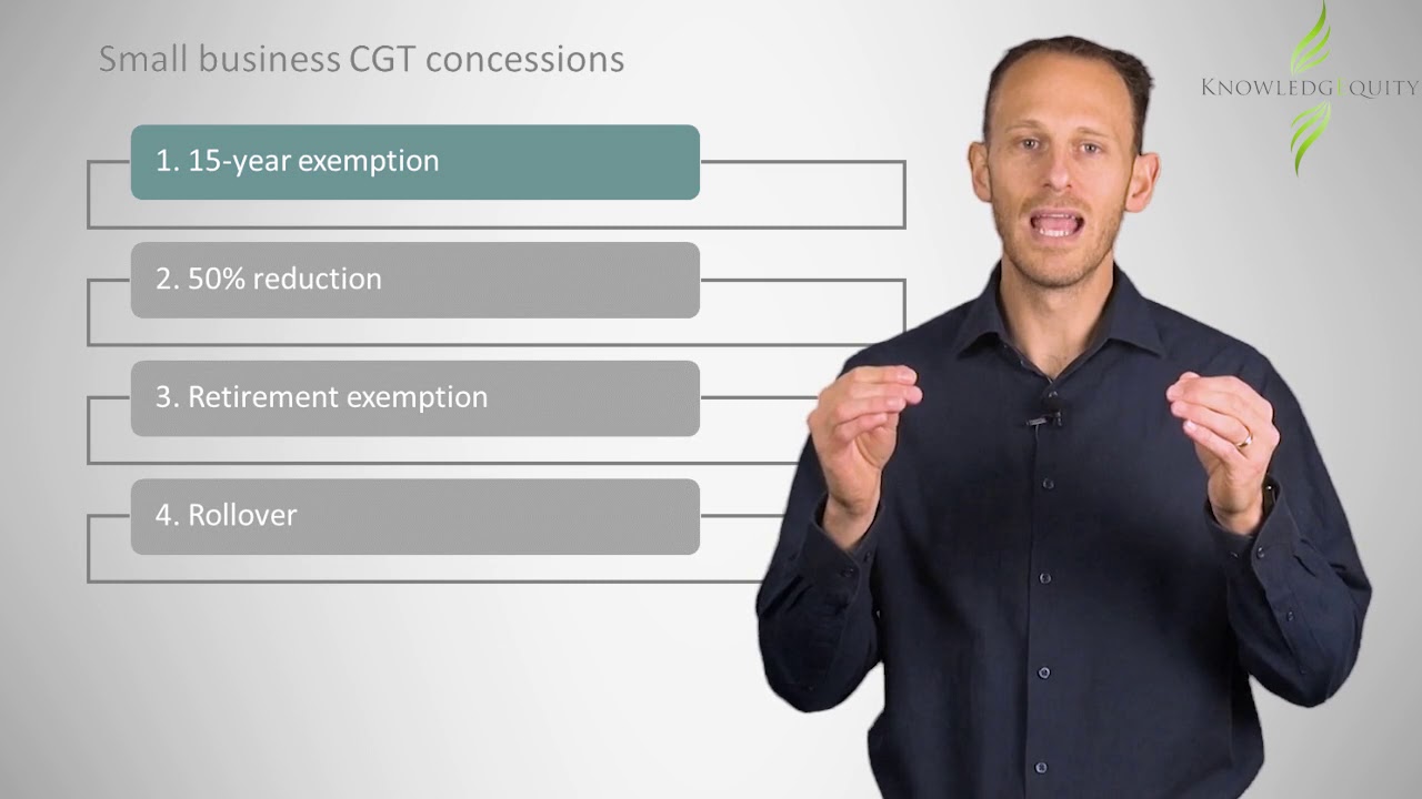 Small Business CGT concessions